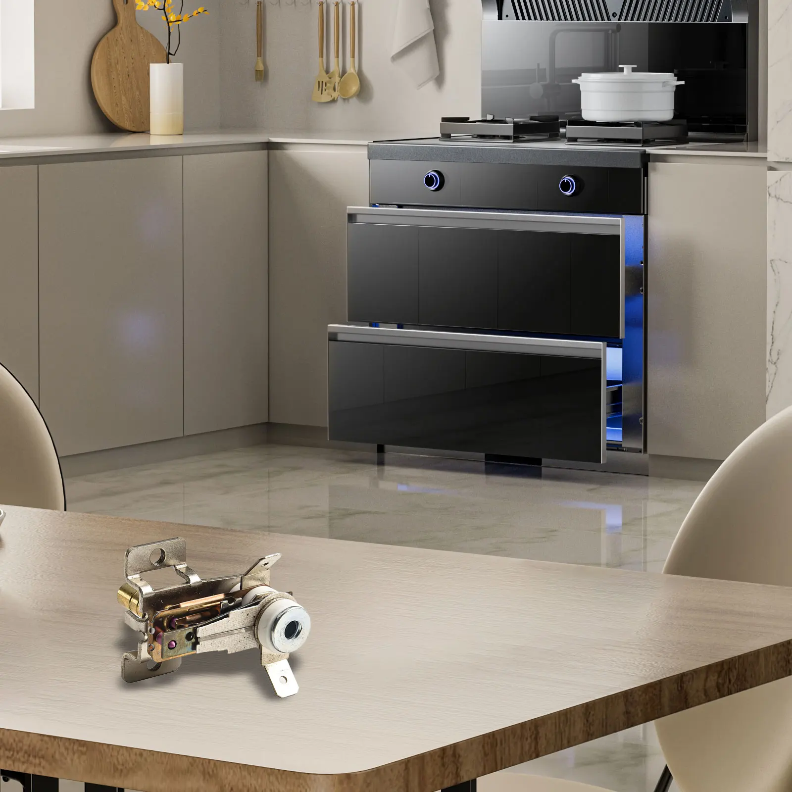 Advanced Temperature Control For Ovens And More Adjustable Temperature Switch Heating Bimetal Thermostat KST168