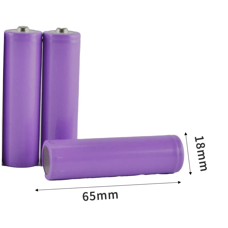 3.7v 18650 batteries Button Top Type 800mah Tool battery cell Can be assembled