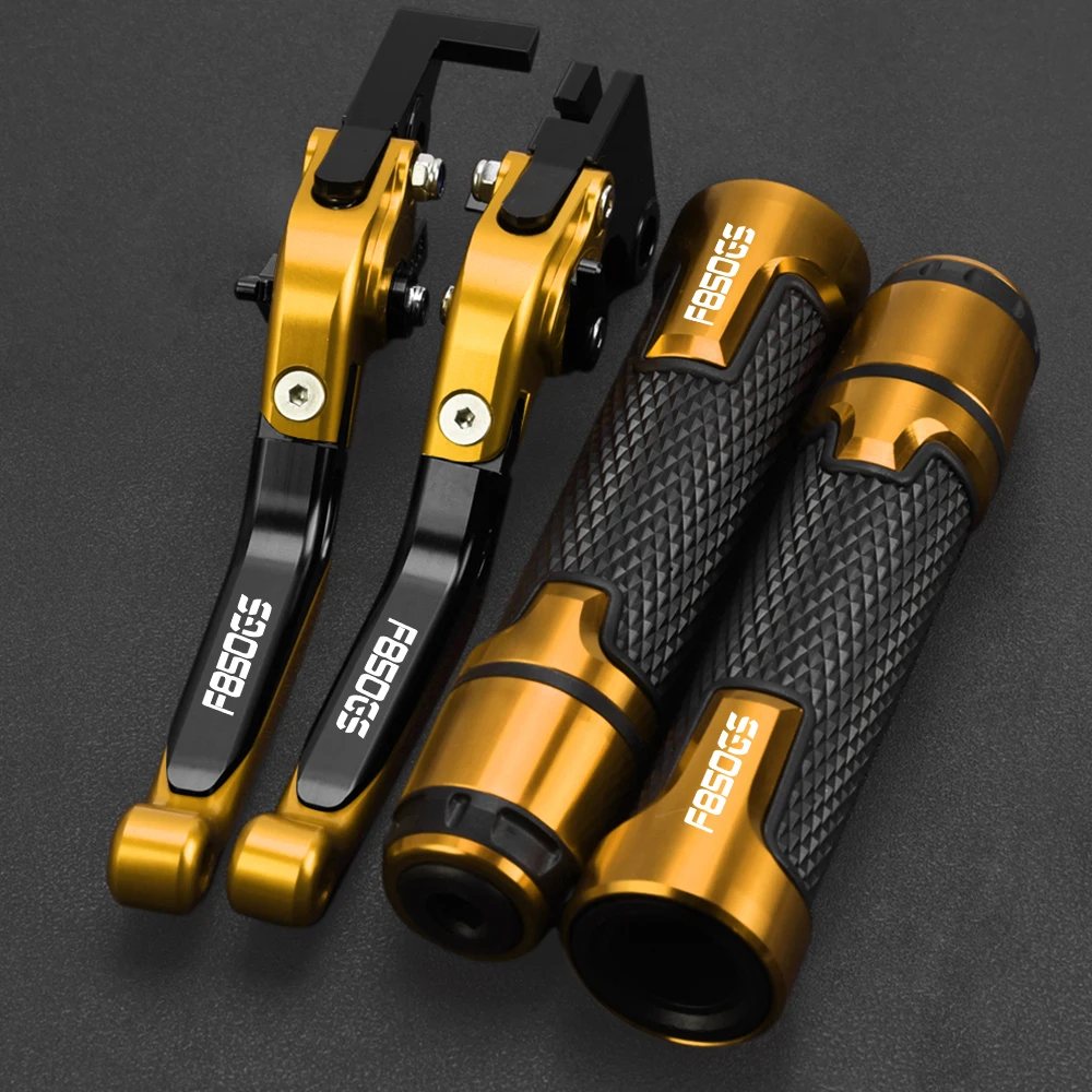 Motorcycle Aluminum Adjustable Brake Clutch Levers Handlebar Hand Grips Ends FOR BMW F850GS F 850 GS F850 GS F 850GS 2017-2020