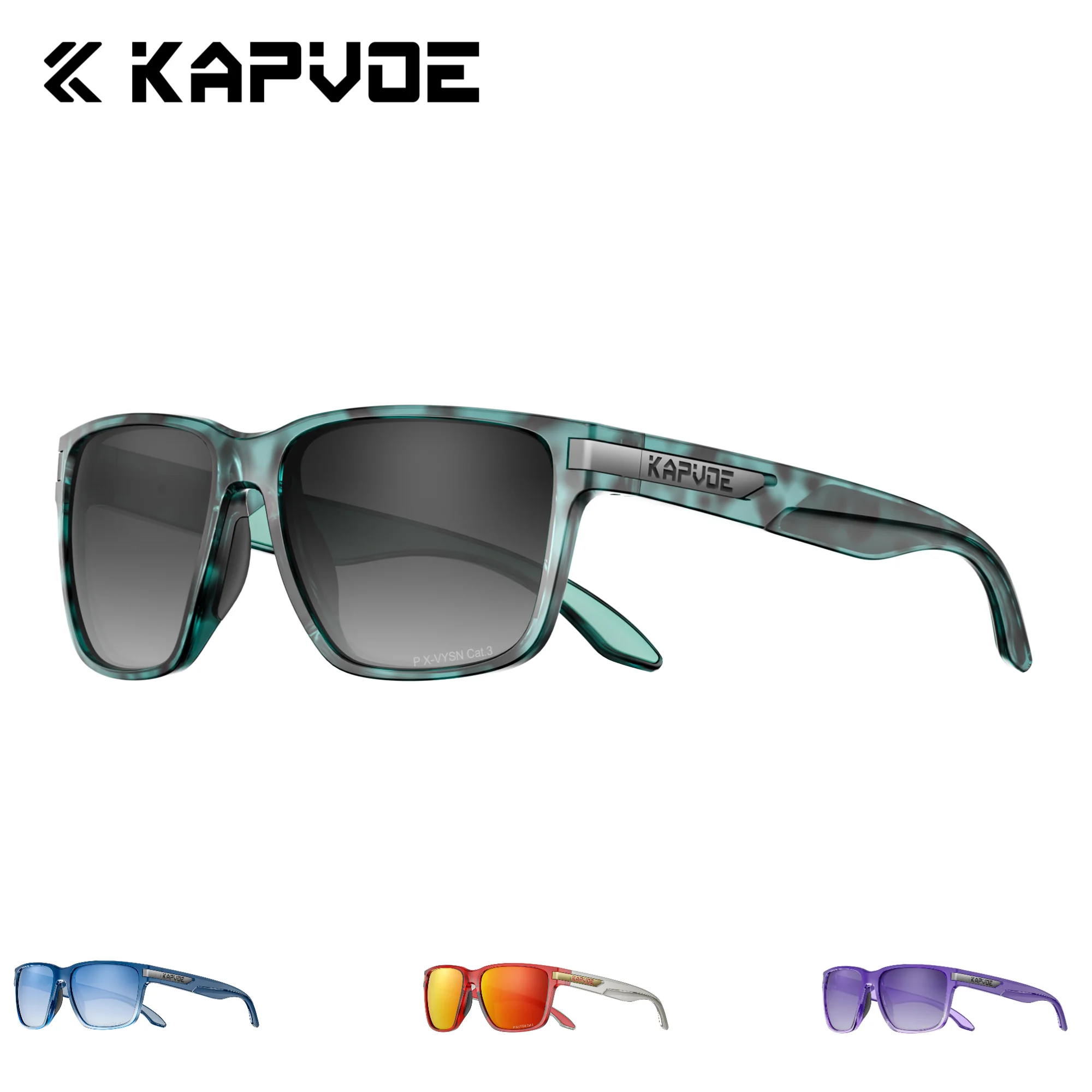 

Kapvoe поляризационные солнцезащитные очки для мужчин и женщин, модные роскошные очки для спорта на открытом воздухе, бега, солнцезащитные очки UV400, MTB, велосипеда, велоспорта