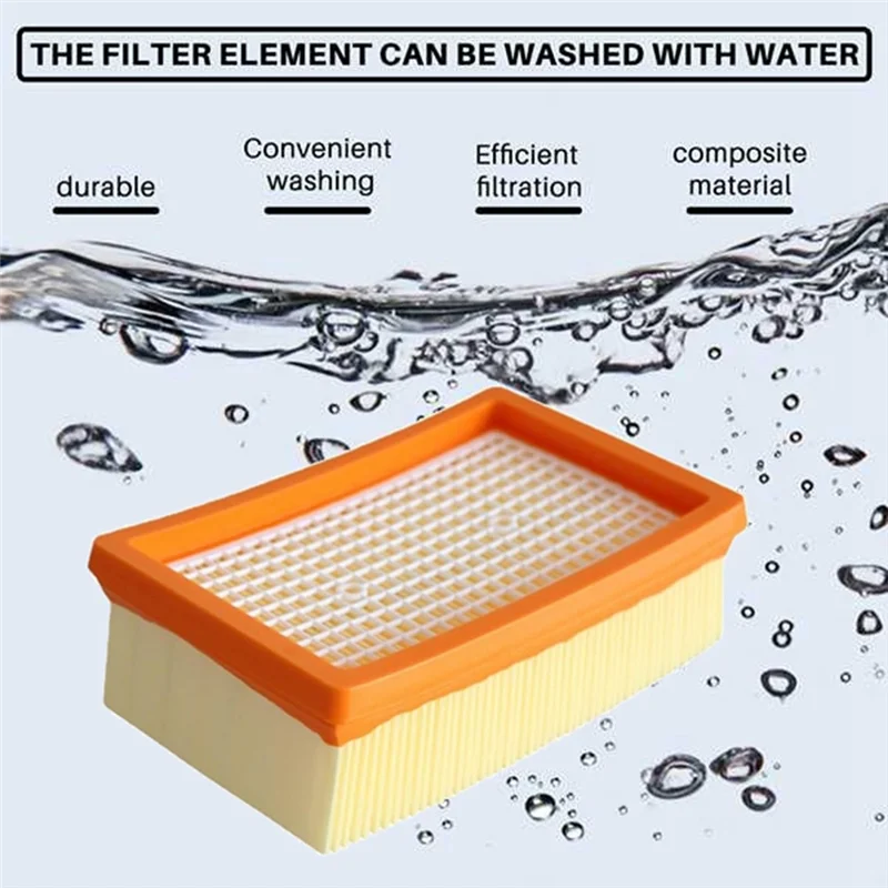 10PCS กรองและถุงเก็บฝุ่นสําหรับ Karcher WD4 WD5 WD6 MV4 MV5 MV6 เครื่องดูดฝุ่นอุปกรณ์เสริมเปลี่ยน