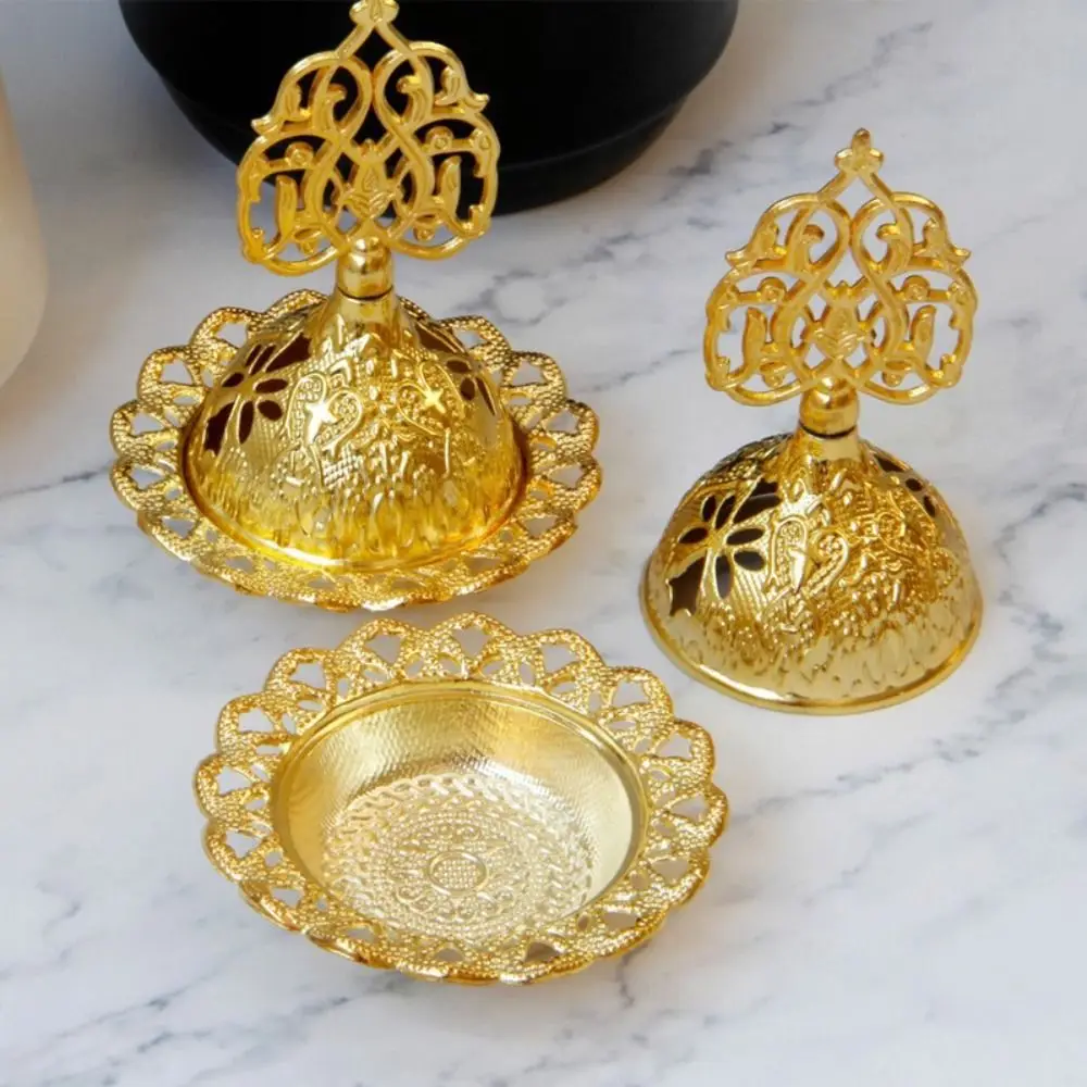 Yoga Ornament Arab Style Incense Burner Star Hollow Tower Oil Burner Aromatherapy Mini Ramadan Party Decor Home Decoration