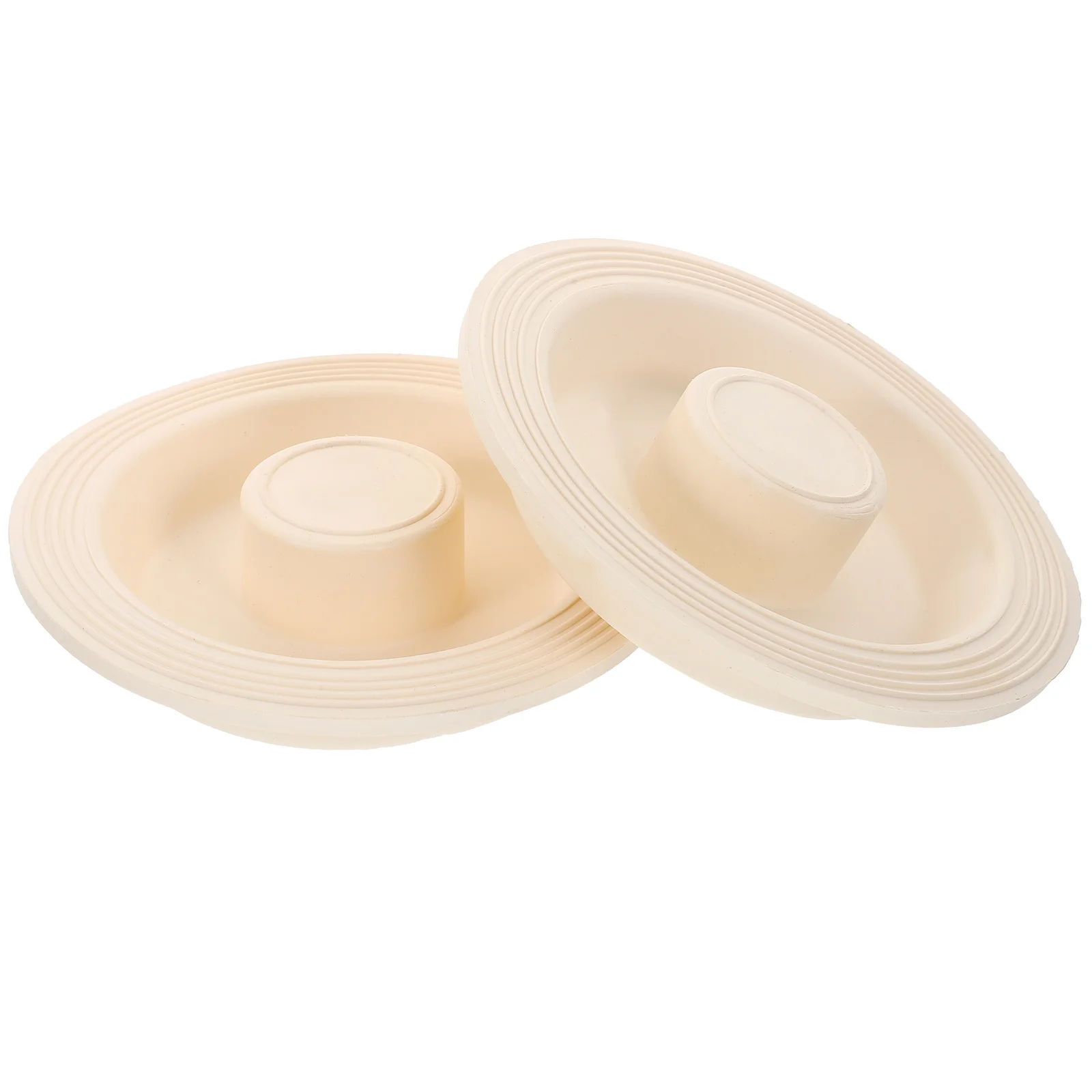 

2pcs Water Premium Rubber Sink Plug Ultra-Thin Leak-Proof Drainage Stopper For Kitchen Bathtub Home Bathroom Accessories