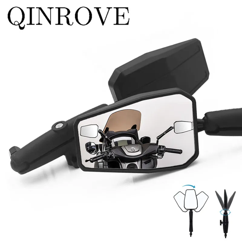 

Folding Motorcycle Rearview Mirror 8 10MM Universal Scooter Rear Mirrors Side for Honda Honnet Ducati Monster Suzuki Yamaha MT07