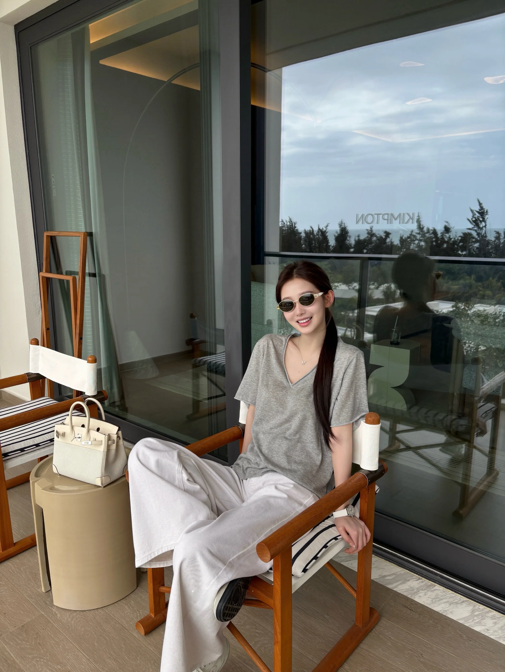 

Джинсы UDRESSY весна-лето, свободный крой, из льна и хлопка, широкие штанины, естественная талия, без эластана, комфортные, свободные, бежевого цвета