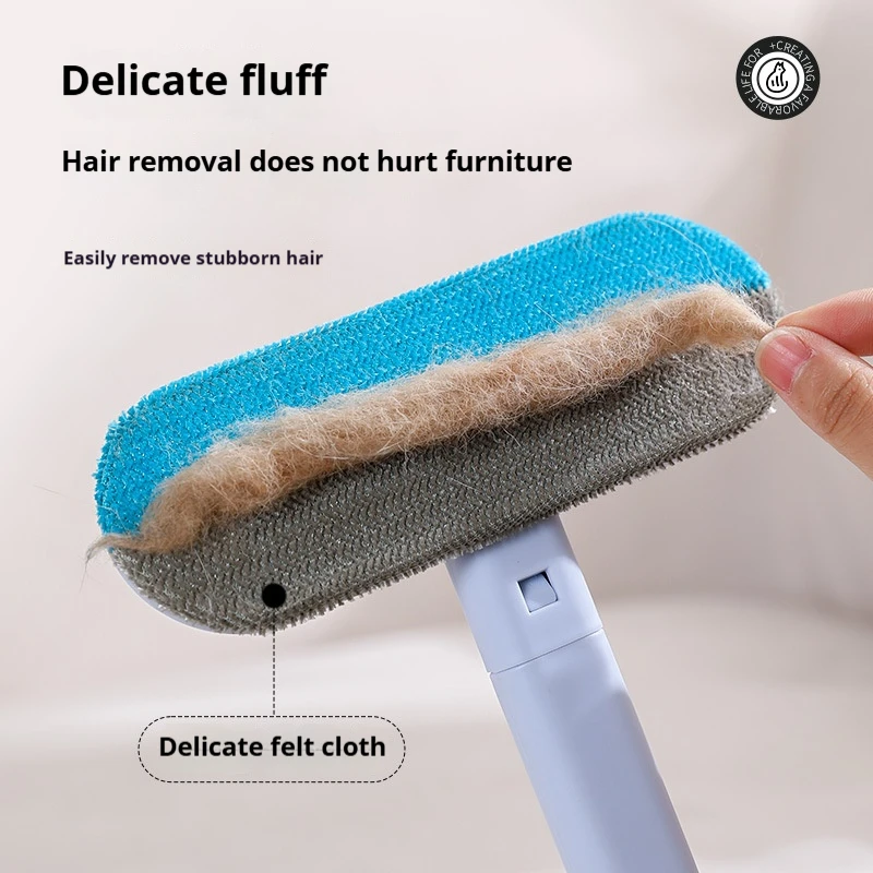 Pet Multi-function Hair Remover Extended and Widened Sofa Carpet Two-way Cat Hair Removal Felt Pet Hair Combing