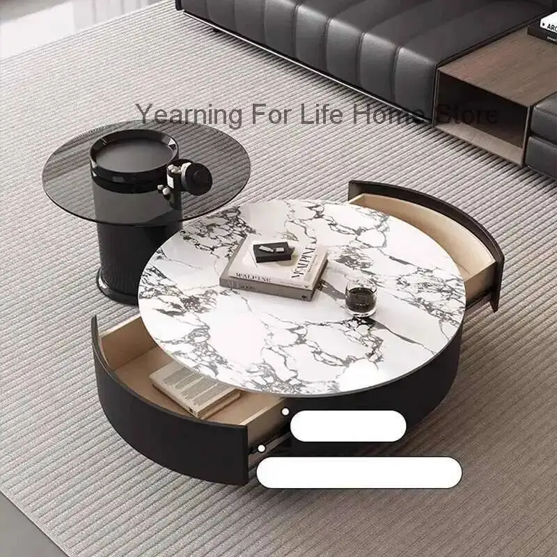 

Books Coffee Table Aesthetic Moving Minimalist Round Cheap Simple Side Table Nordic Designer Mesa Auxiliar Postmodern Furniture