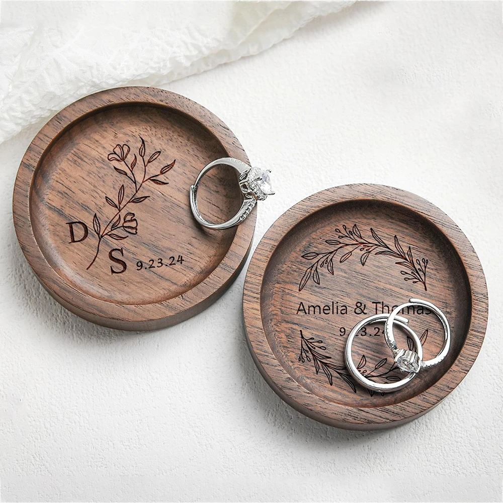

Personalized Jewelry Dish Engagement Gift Ring Dish Wedding Ring Holder Custom Ring Dish Gift For Bride Bachelorette Favor
