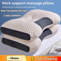 3D Neck Pillow Star Hotel Cervical Pillow Massage Pillow SPA Pillow Single Fiber Pillow Core Cervical Pillow Sleeping Pillow