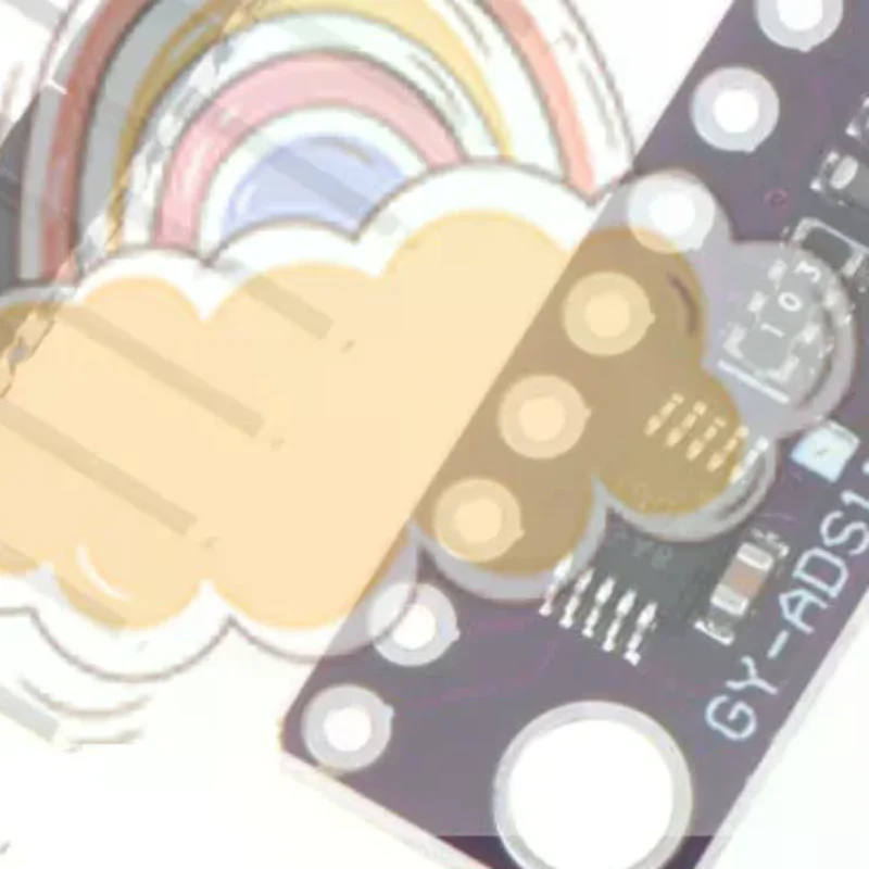 ADS1115 4 Channel 16Bit ADC Module Adjustable Gain High Precision Board For MCU Signal Acquisition DIY Electronic Projects