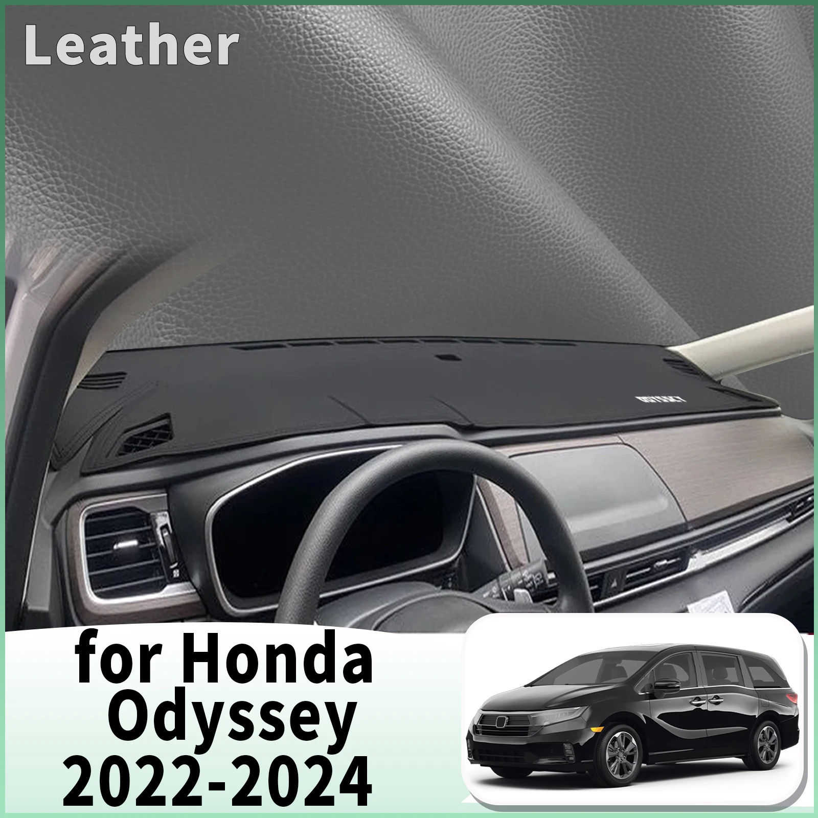 

fit for Honda Odyssey 2022 2021 2023 2024 LOGO Dashmat Car Accessories Dashboard Cover Pad DashMat Sunshade Protective Carpet