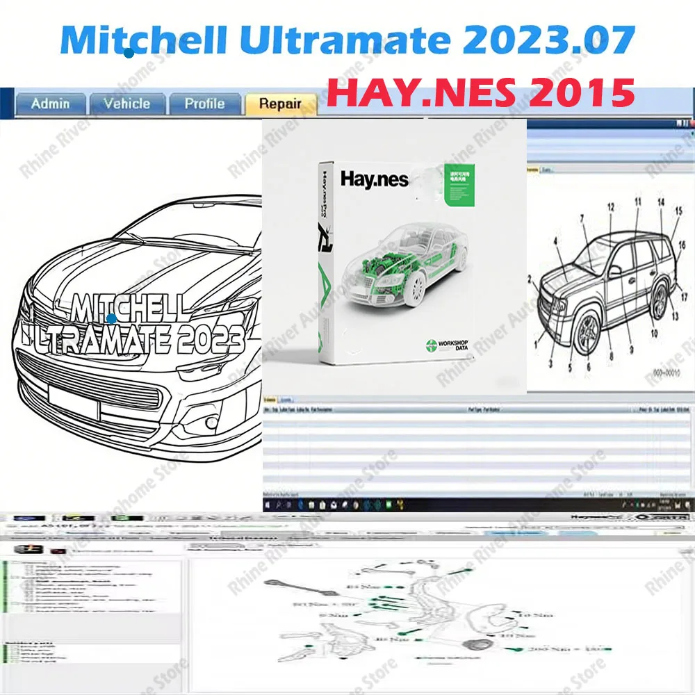 

Mitchell Ultramate 2023.07 Complete Advanced Estimating System with Ultra Patch And HAYNES Vivid 2015.1 for Automotive Workshop