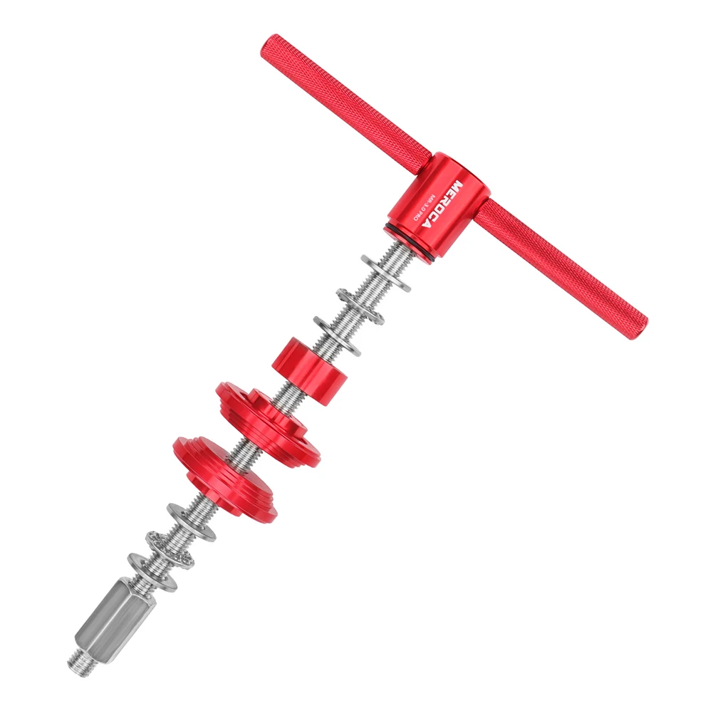 

Headset Installation Tool Bike Tool CNC Aluminum Alloy Common Bike Compatibility Labor-saving Operation Lubricated Bearings