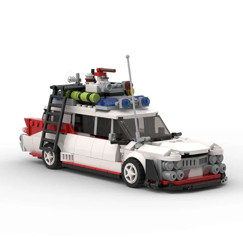 Technical Cars City Super Ghostbusters Model Building Blocks Creators Classic Movie Vehicle Bricks DIY Education Toys For Kids