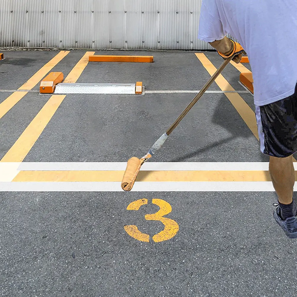 Foldable Reusable Parking Lot Line Stencil Large Silicone Straight Template For Marking Roads Warehouses Sports Fields Durable