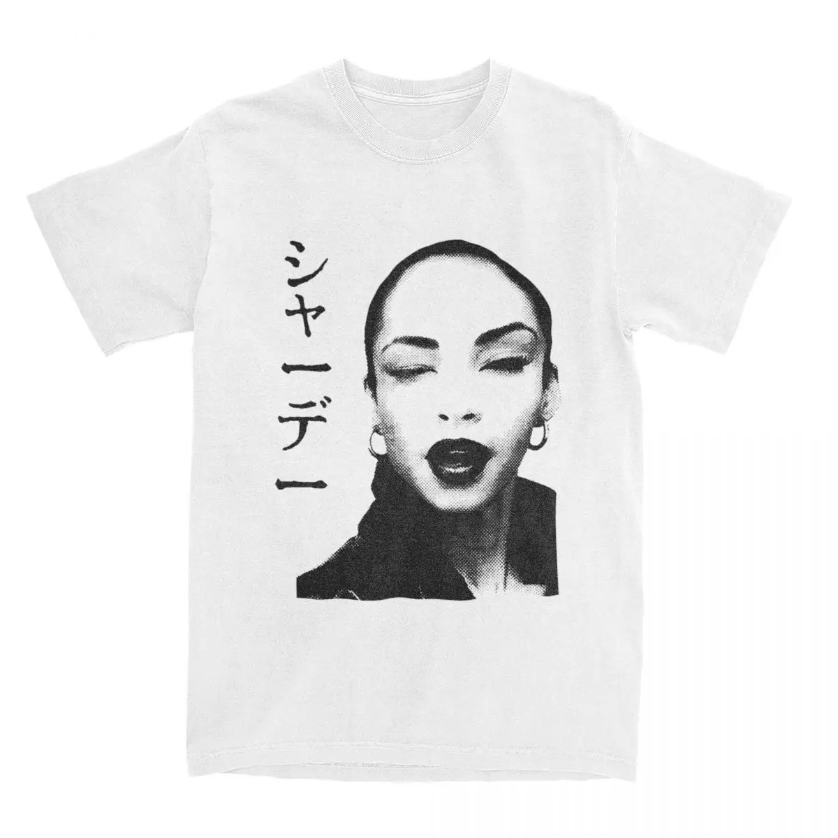 

Men T-Shirts S-Sade Adu Singer Vintage 100% Cotton Tee Shirt Short Sleeve T Shirt Crewneck Clothes Plus Size