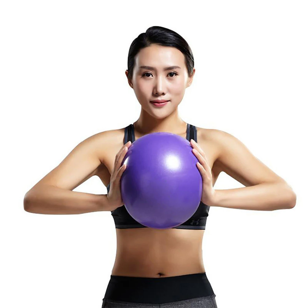 25cm Pilates Yoga Ball antideflagrante Indoor Balance Exercise Gym Ball attrezzature per il Fitness per Yoga Pilates Ballet