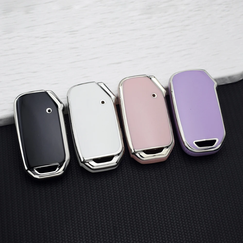 

Чехол для автомобильного ключа из ТПУ с 3 кнопками для Kia K5 Sportage Sorento Telluride Carnival Niro Seltos Cerato Soul Sonet Ceed XCeed ProCeed