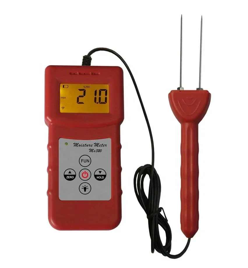 2026/8~40% Measuring range Tobacco Leaf Moisture Meter MS320