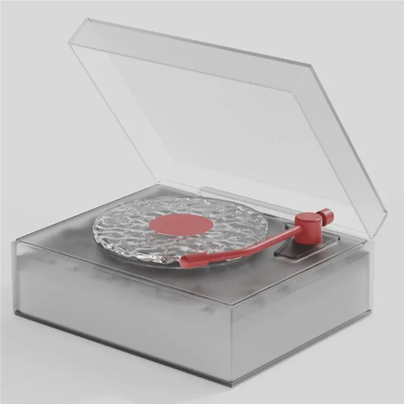 【ORNAMENT】Shaped Atmosphere Speaker With Night Light, RGB Color, 3 Playback Modes, Portable Music Player For Bedroom, Party