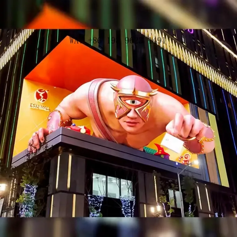 

P6 Custom Fixed SMD Outdoor LED Screen Waterproof Giant Panel for Exterior Digital Commercial Advertising Billboard