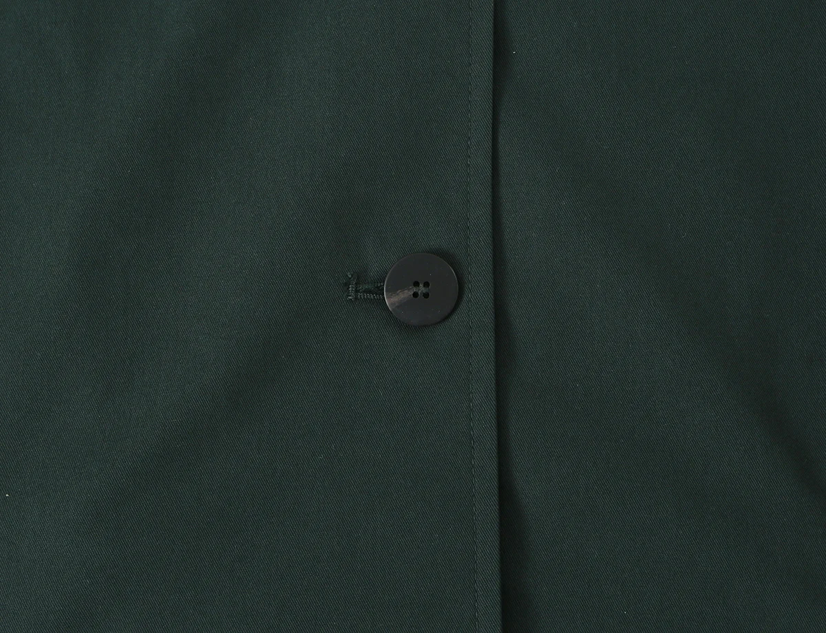 TFMLN Neuer Lässiger Langer Trenchcoat für Damen mit Reverskragen, Einreihig, Langarm, Locker Geschnitten, Frühling Herbst Streetwear – Detail 6