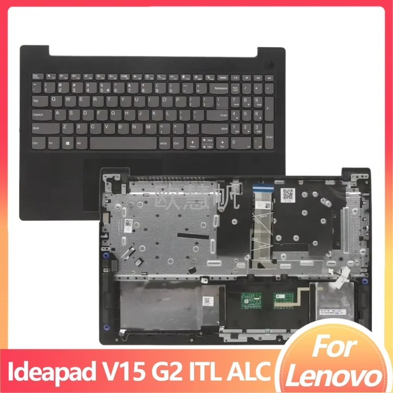 

M New Palmrest Upper Case for Lenovo Ideapad V15 G2 ITL ALC with Keyboard Touchpad 5CB1C18859 5CB1B96453 15.6"