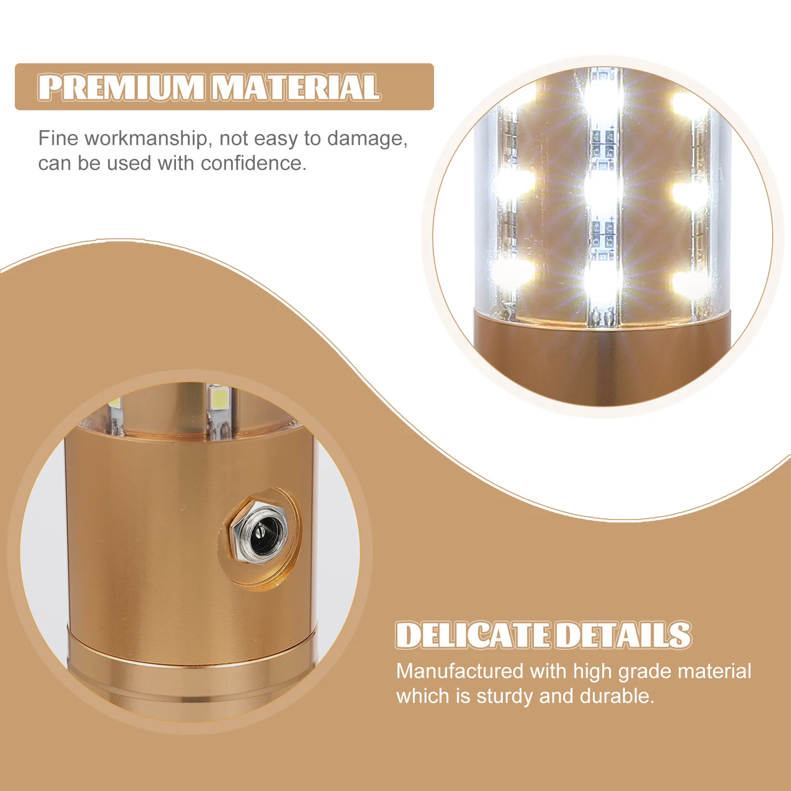 

LED Strobe Light Rechargeable High Grade Acrylic Aluminum Alloy Bottle Handheld Light Topper Party Bar Ktv Stage