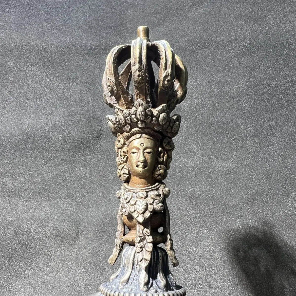 Nine strands of diamond handmade vajra pestle pure copper ornament collection
