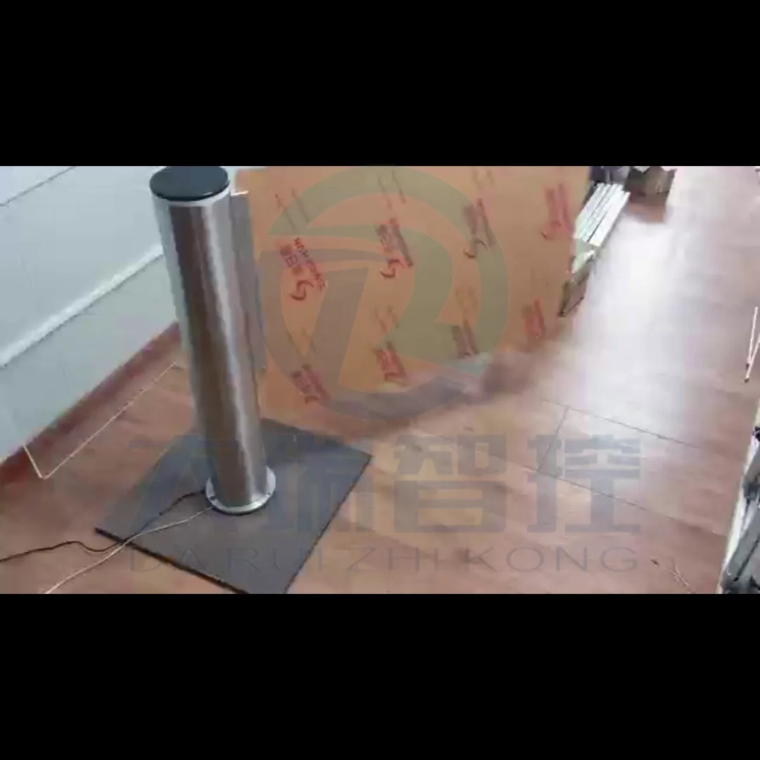 Cylindrical speed gate Turnstile exquisite small swing bank single swing  intelligent automatic door VIP gate access control