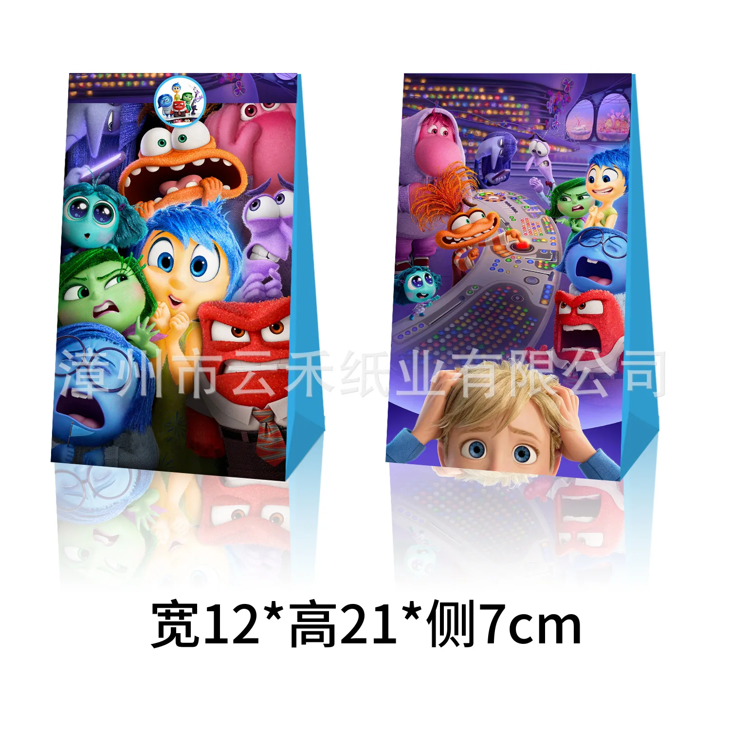 Inside Out 2 Disney Anxiety Envy Ennui Embarrassment Paper Goody Bag Kids Birthday Party Supplies Gift Bag Decoration Gifts