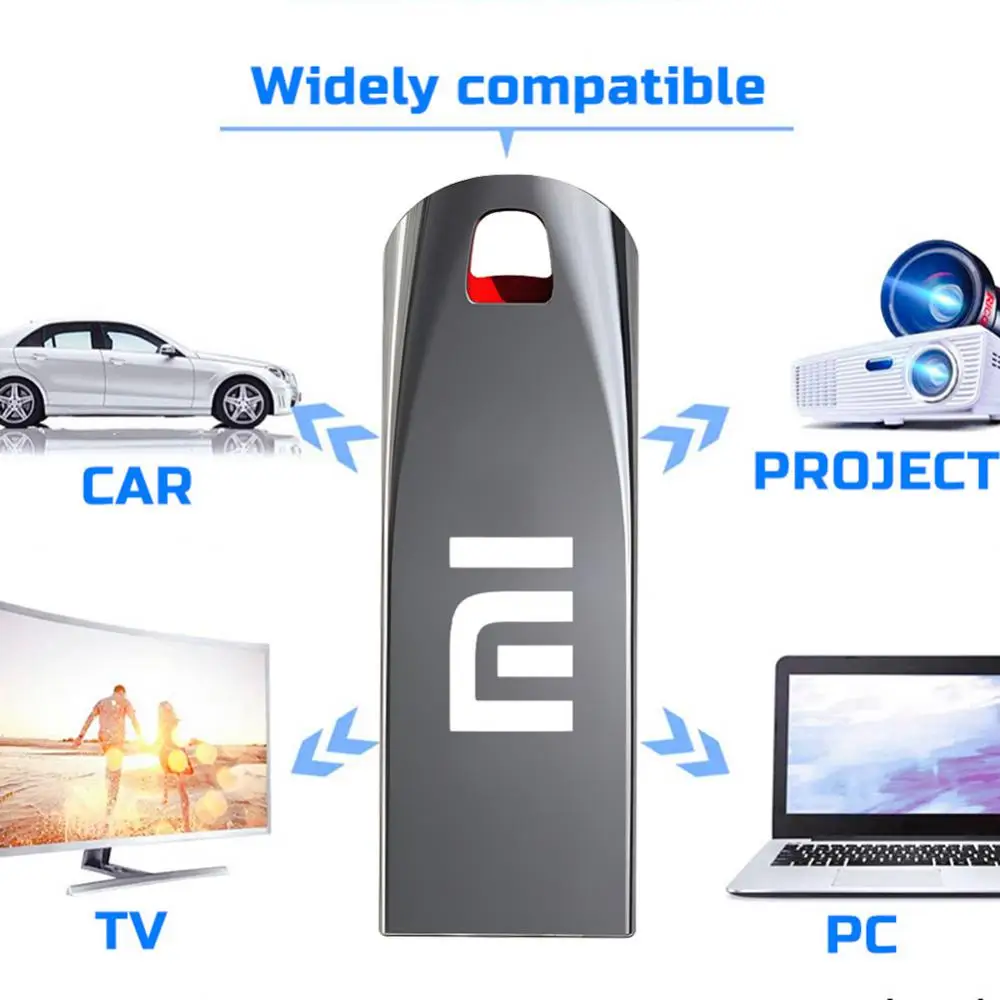Xiaomi USB 3.0 Flash Drive High Speed Pen Drive 2tb 1tb Usb 3. 0 Memory Stick 512gb Flash Pendrive Metal Memoria Usb Disk for pc