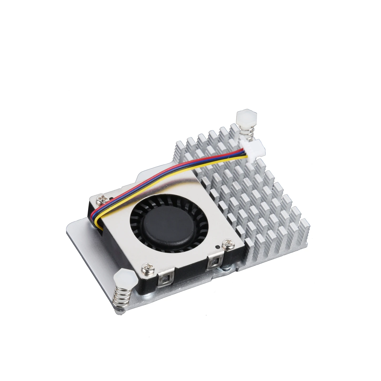 Disipador de calor para Raspberry Pi, Enfriador de aluminio anodizado con ventiladores activos DC 5V, compatible con Control de velocidad PWM para Raspberry Pi 5, 1 piezas