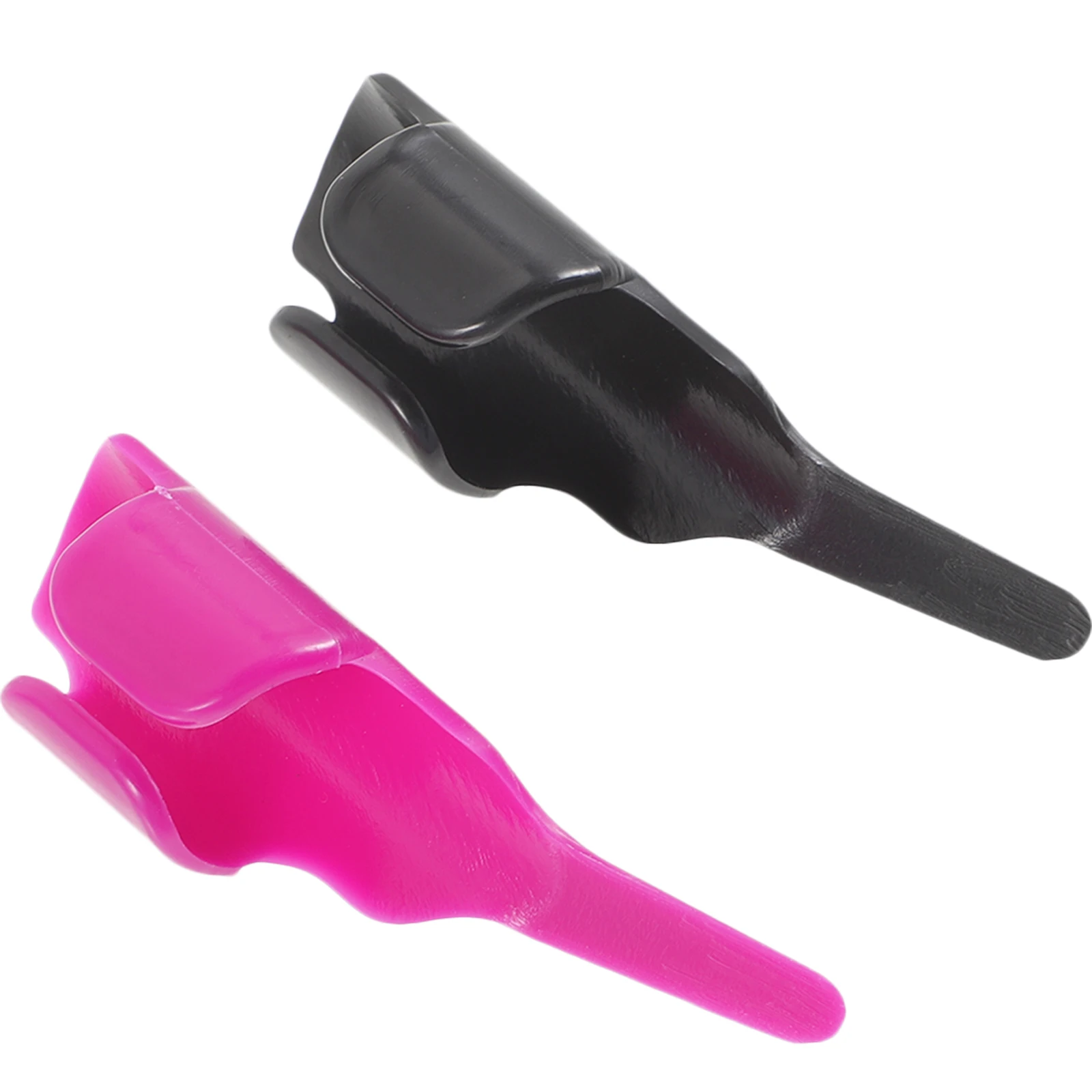 

2 Pcs Finger Cord Controller Thread Protector Sewing Craft Pin Pusher Awl Tool Fabric for