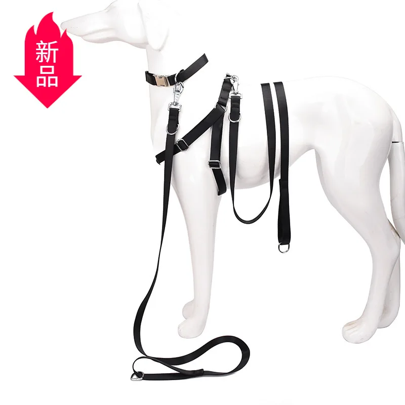 

Walking Dog Adjustable Puppy No-Pull Pet Lightweight Reflective Harness Harness Clip Collar Anti-Escape Durable Leash Waterproof