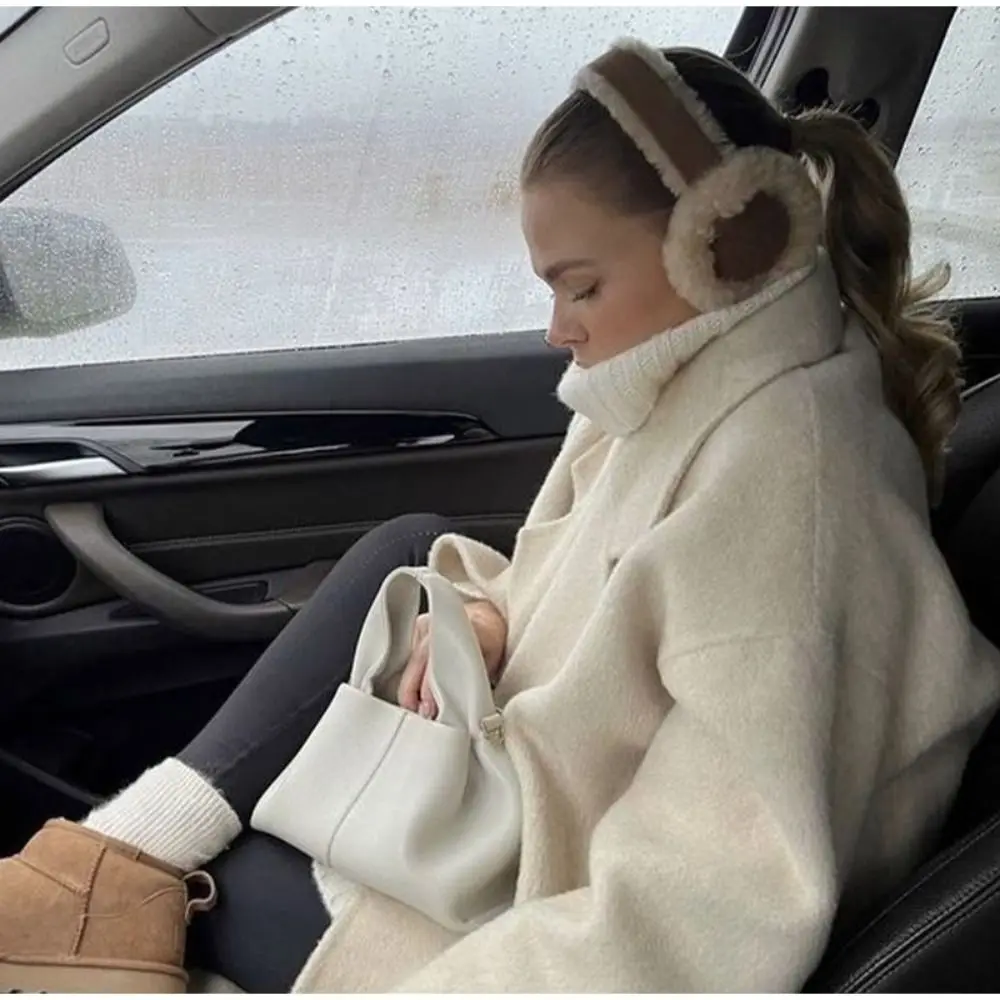 

Foldable Plush Ear Muffs New Fashion Warmer Winter Ear Cover Women Men Cold Protection Warm Earflaps