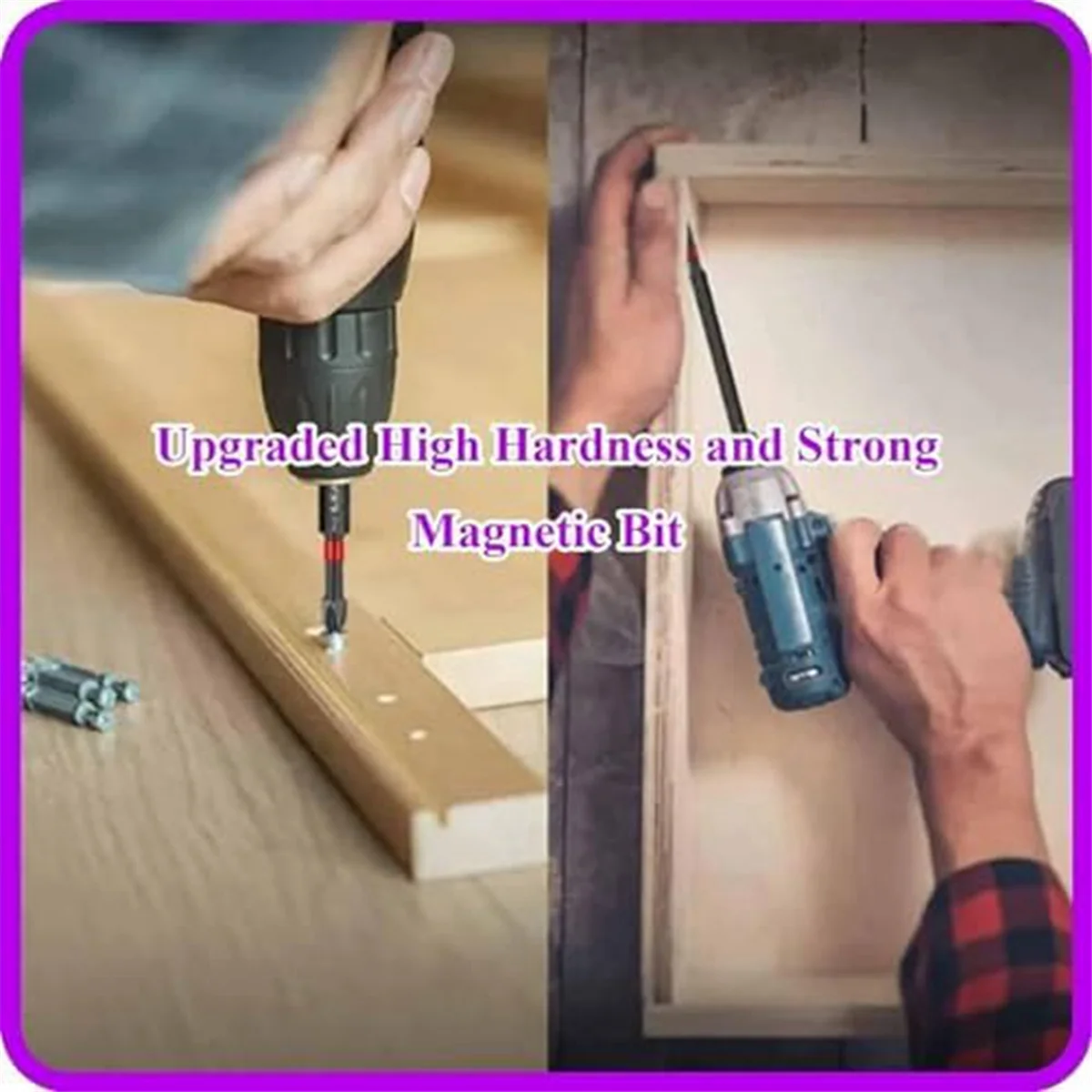 Punte da trapano magnetiche Punte antiscivolo e antiurto con punte per cacciavite Set di cacciaviti magnetici (2 set)