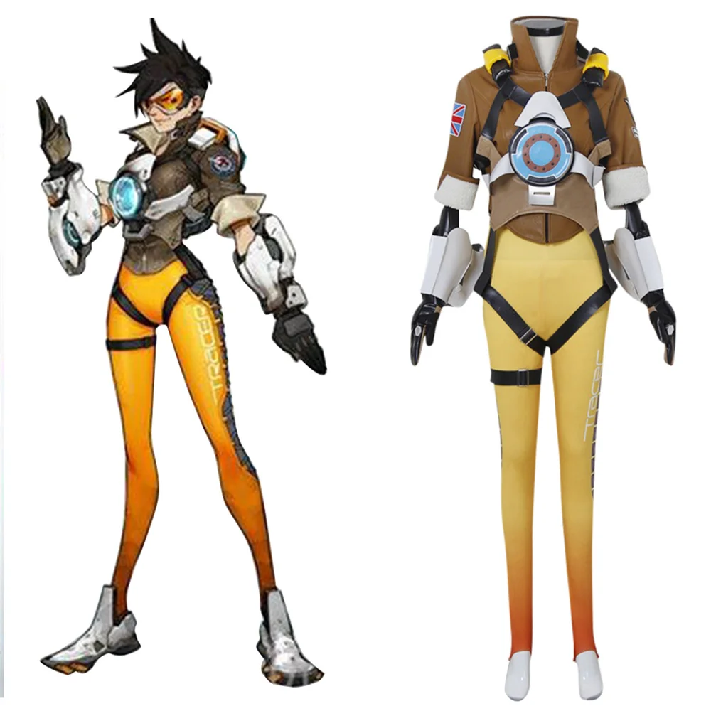 Game Tracer Cosplay Costume  Women  Battle Uniform Suits Halloween Party Outfits