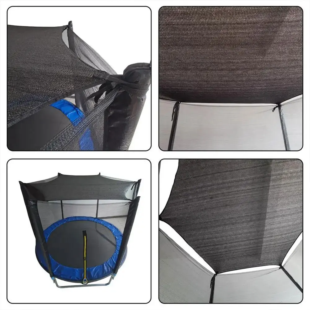 

Anti-UV Trampoline Sunshader Waterproof Trampolines Canopy Sun-Protection Trampoline Proof Cover for Outdoor Backyard Playground