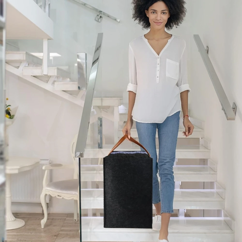 ورأى كبير سلالم سلة للطي سلالم سلالم الغسيل درج التخزين المنظم خطوة تخزين سلة الغسيل درج Ste #3