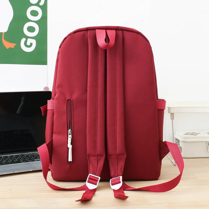 無料ペンダント5点セット 森系 韓国風 カジュアル 原宿系 学生リュック 高校生女子向け 大容量