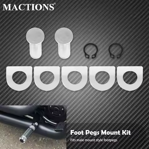 Motorcycle Parts Foot Pegs Mount Kit Pins 9 Pcs/Set Iron For Harley Dyna Softail Sportster XL 883 1200 V Rod Night Rod FLHX