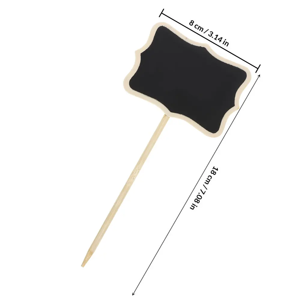 20Pcs Mini Chalkboard Signs Clear Readable Small Blackboard Food Labels Party Buffet Tabletop Chalkboard Sign Craft Display