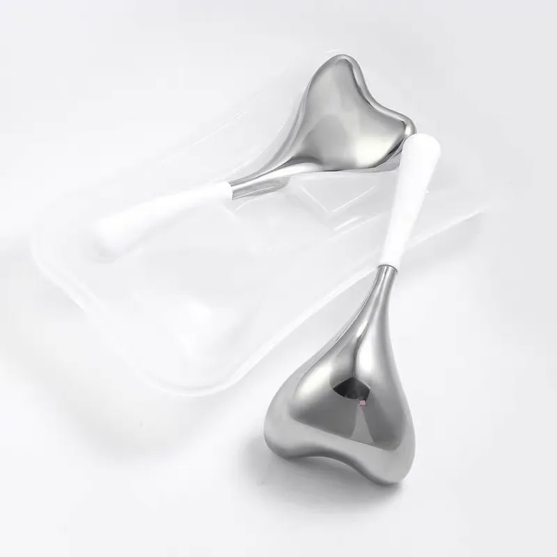 1PC ลูกโลกน้ําแข็ง Roller Cooling Spa Gua Sha Cryo Sticks ใบหน้าและดวงตานวดความงาม Facial Skin Care Freeze เครื่องมือเครื่องนวดหน้า