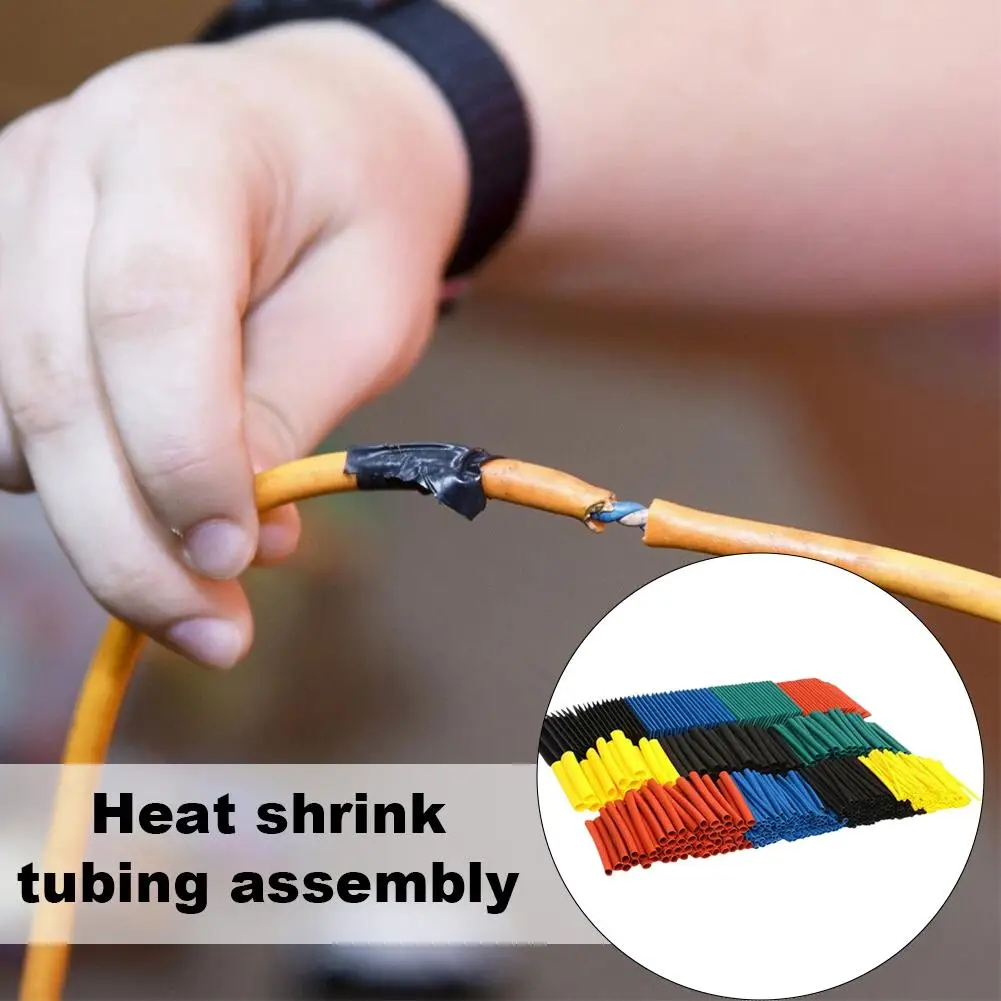 Tubo termo retrátil, tubo termorresistente, kit de embalagem termo retrátil, conexão elétrica, cabo de isolamento, manga prot