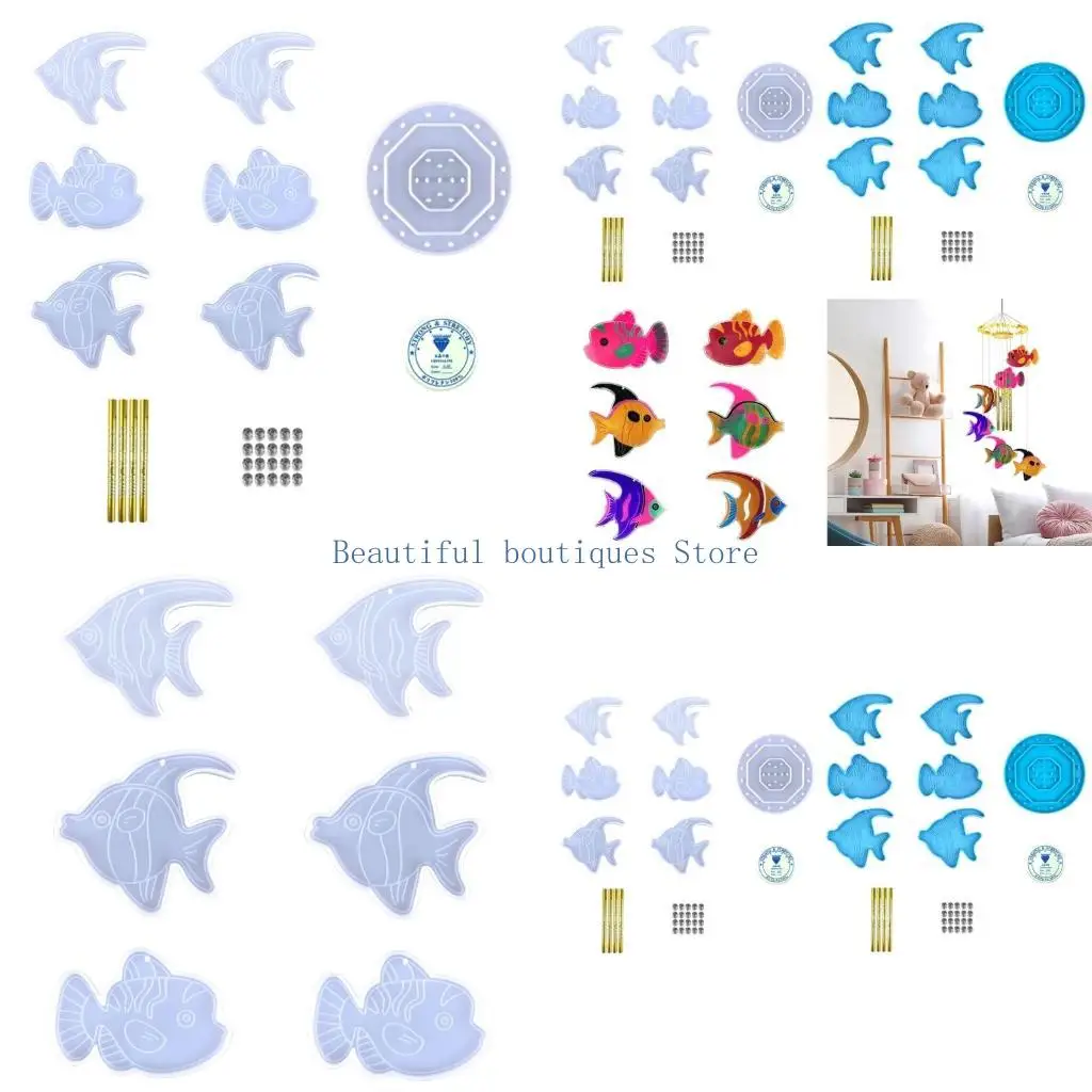 

U4LF Набор эпоксидных силиконовых форм для колокольчиков из эпоксидной смолы, набор форм для эпоксидной смолы «сделай сам»