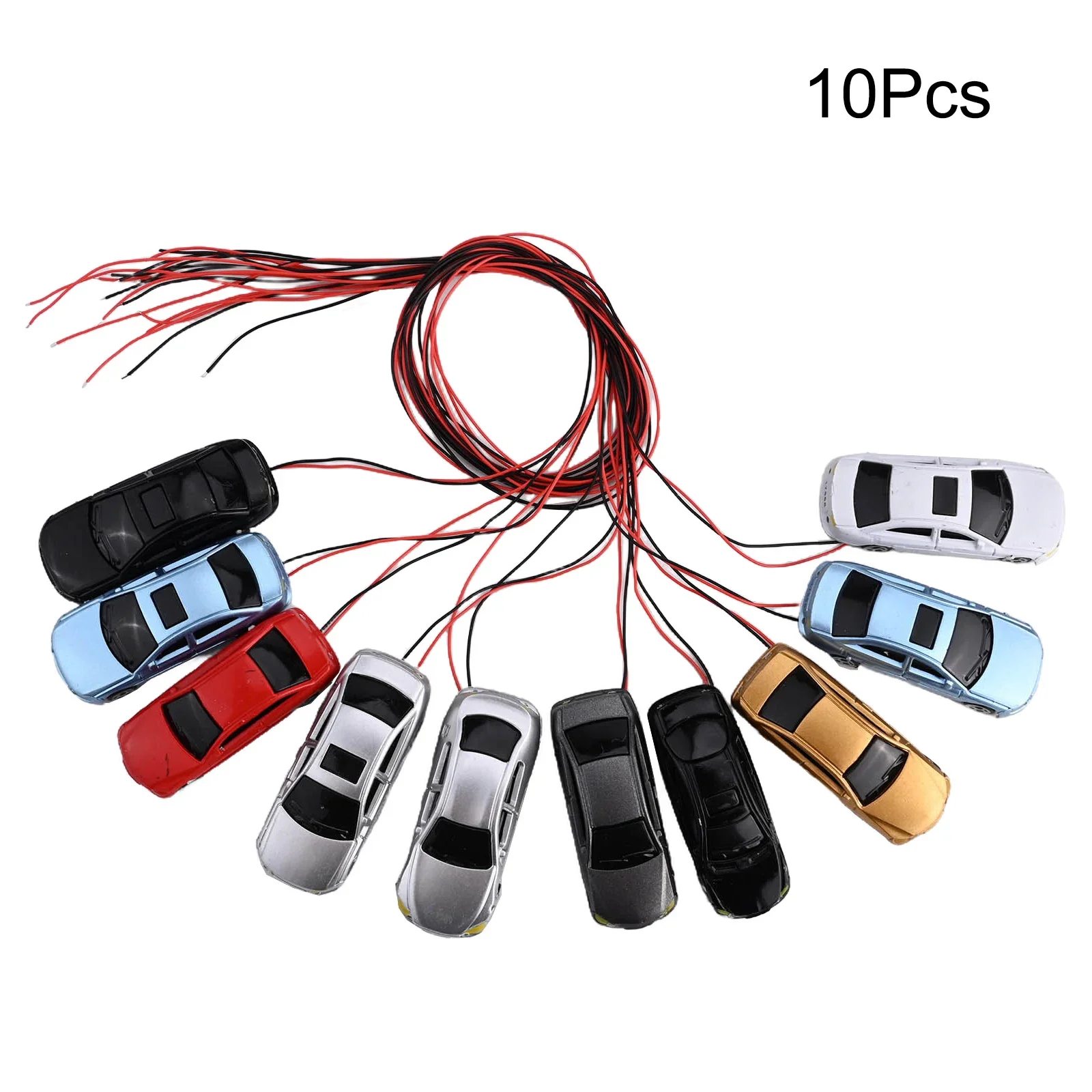 Model Trains Model Car Train Random Style Toys With Wires And Bulbs 10 Pcs 1:87~1:100 45mm(L) X 16mm(W) X 11mm(H)