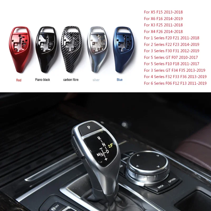 

Shift lever cover For BMW M Sport For BMW F30 F10 3 4 5 6 Series Lever gear knob Gear shift knob gear lever knob Gear stick