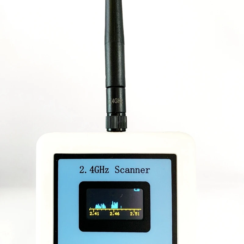 Imagem -05 - Fonte de Sinal de 2.4g Nrf24l01 Spectrum Analyzer Scanner Scanner de Tela Oled Simples