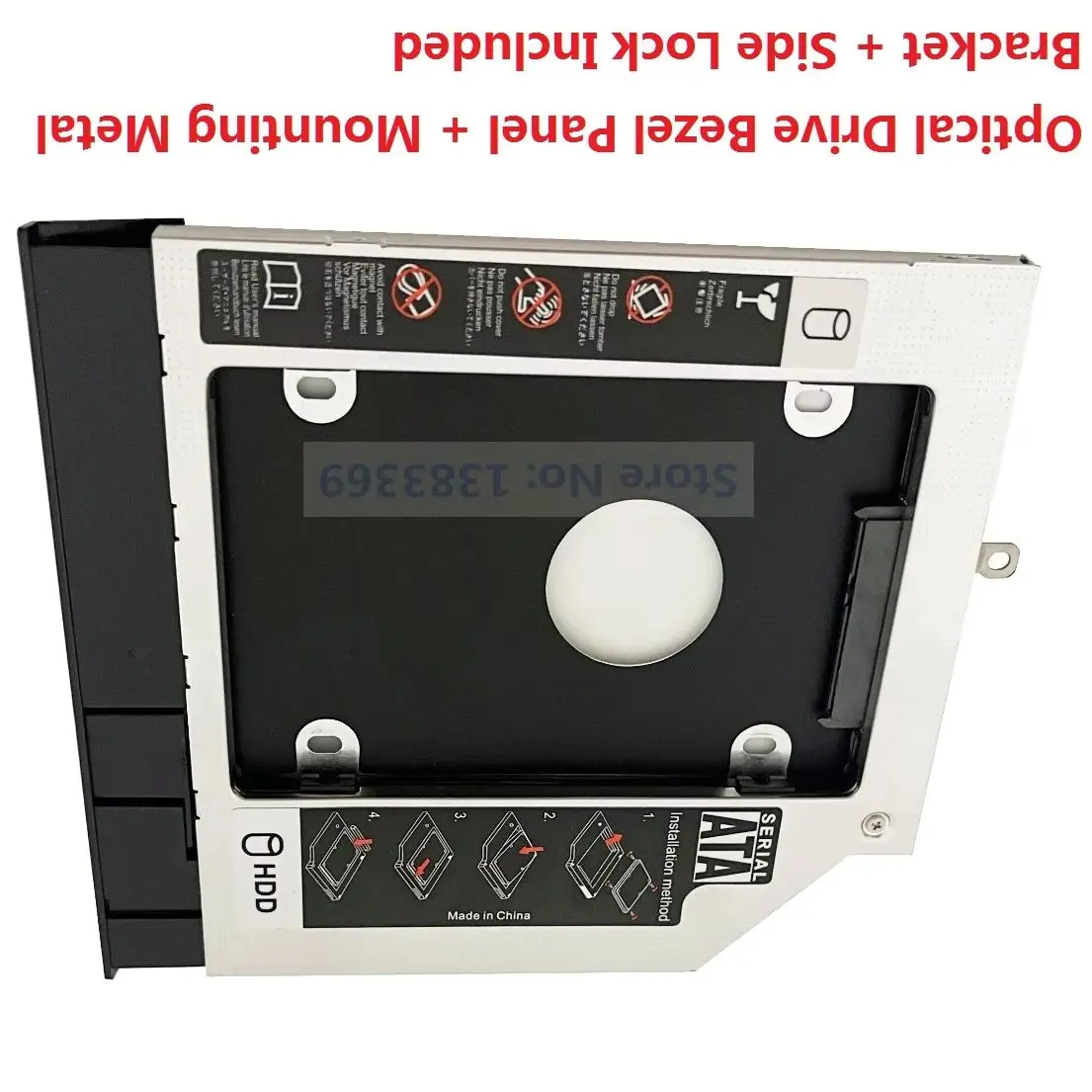 مع الحافة لوحة قوس SATA 2nd القرص الصلب SSD HDD البصرية خليج العلبة قوس الإطار لينوفو يانغتيان V310-15IKB V310-15ISK